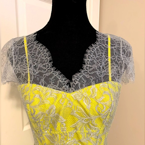 BCBG Formal Sheath/Lace Dress - Picture 2 of 6